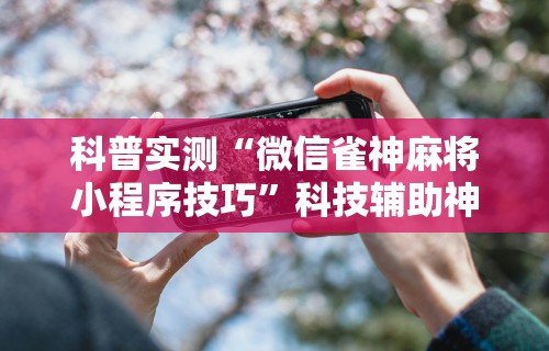 【第一消息】“雀神广东麻将小程序必胜软件”揭秘透视辅助万能挂 