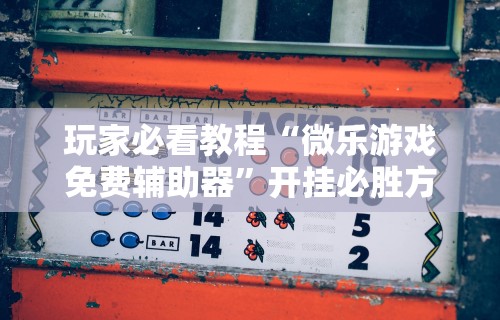 玩家必看教程“微乐游戏免费辅助器”开挂必胜方法