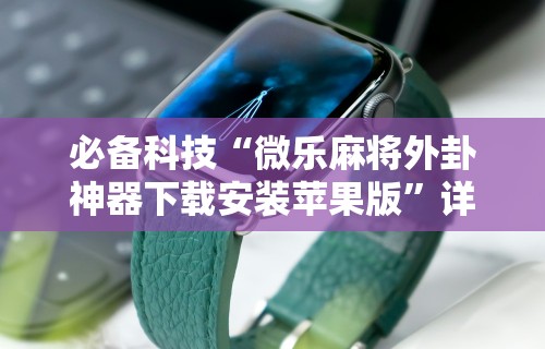 终于懂了“苹果微乐麻将外卦神器下载安装”开挂(透视)辅助教程