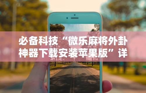 必备科技“微乐麻将外卦神器下载安装苹果版”详细分享装挂步骤教程