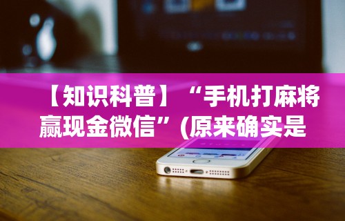 【知识科普】“手机打麻将赢现金微信”(原来确实是有插件) 