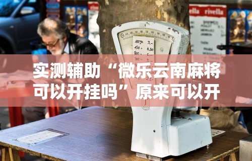 实测辅助“微乐云南麻将可以开挂吗”原来可以开挂