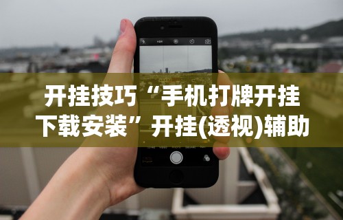 开挂技巧“手机打牌开挂下载安装”开挂(透视)辅助神器