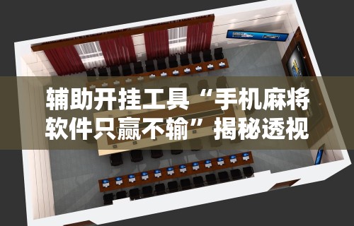 辅助开挂工具“手机麻将软件只赢不输”揭秘透视辅助万能挂用法
