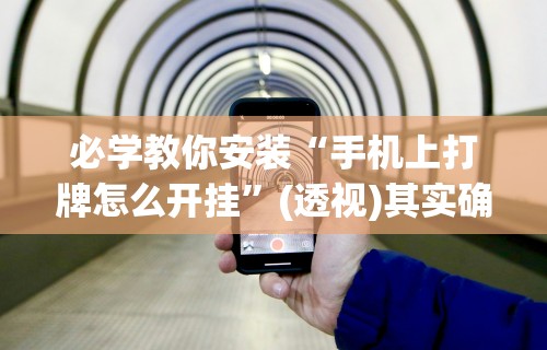 必学教你安装“手机上打牌怎么开挂	”(透视)其实确实有挂