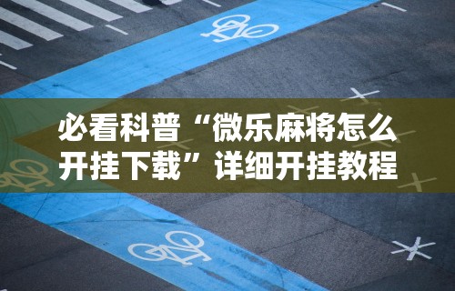必看科普“微乐麻将怎么开挂下载”详细开挂教程
