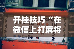 玩家必知“小程序微乐四川麻将必赢神”详细辅助软件教程