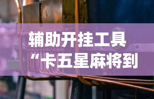 辅助开挂工具“卡五星麻将到底有没有挂透视辅助”(详细开挂教程)
