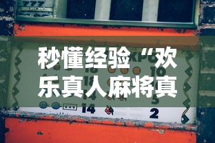 秒懂经验“欢乐真人麻将真能赚钱吗”原来有神器下载