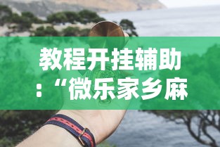 教程开挂辅助:“微乐家乡麻将开挂真的假的”2025开挂教程步骤