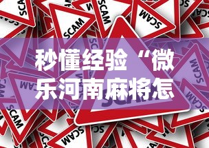 秒懂经验“微乐河南麻将怎么开挂”真的有挂